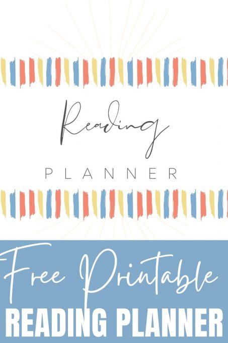 Free Printable Reading Planner Sweet Pea