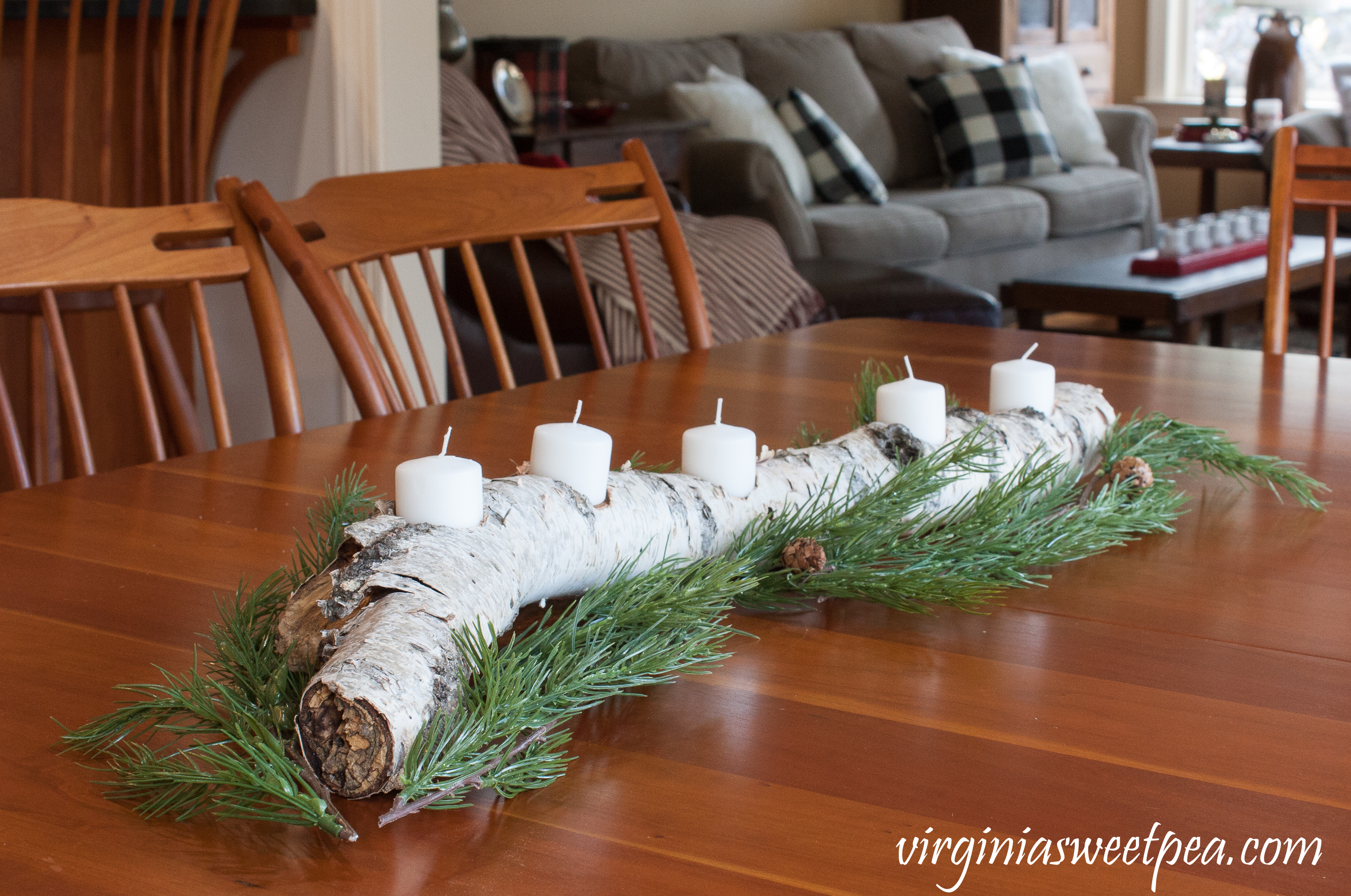 DIY Yule Log - Sweet Pea