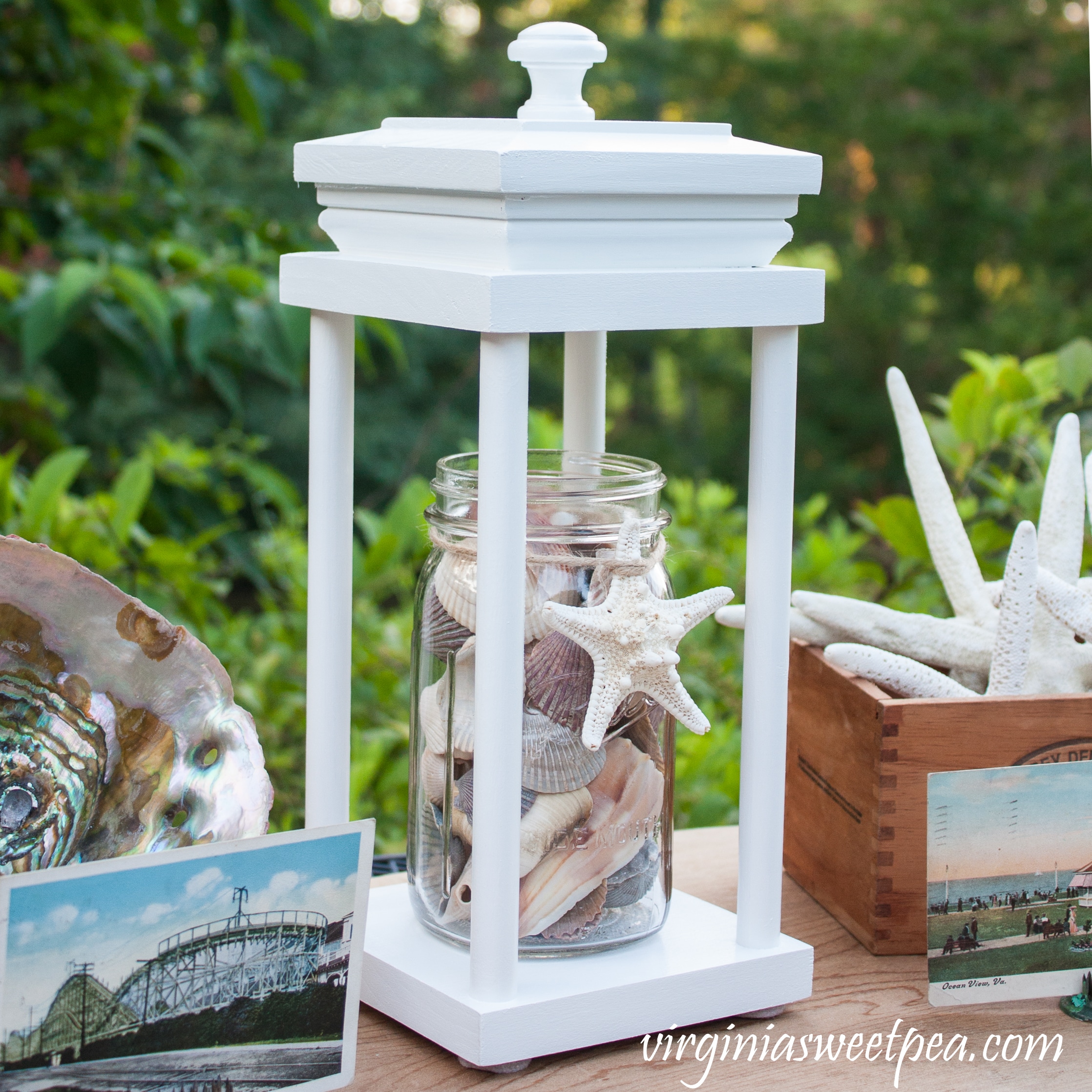 Make A Lantern Out of Clothespins - The Kim Six Fix