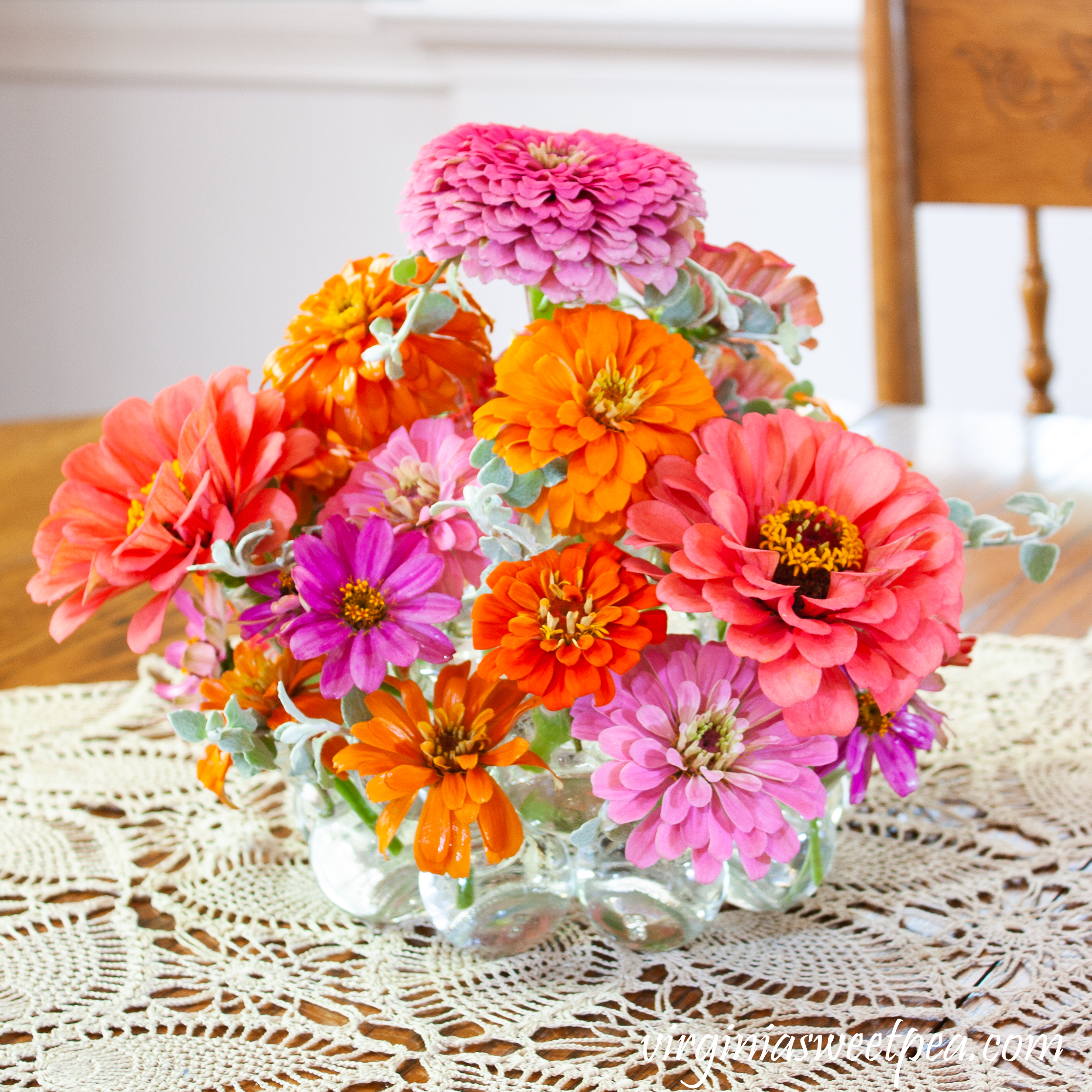 Easy Summer Centerpiece - Sweet Pea