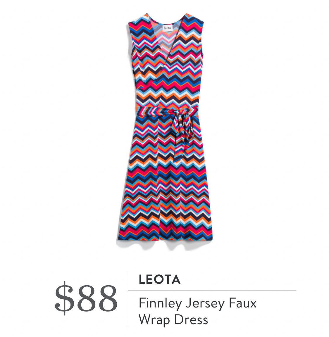 Leota finnley jersey faux wrap dress hotsell