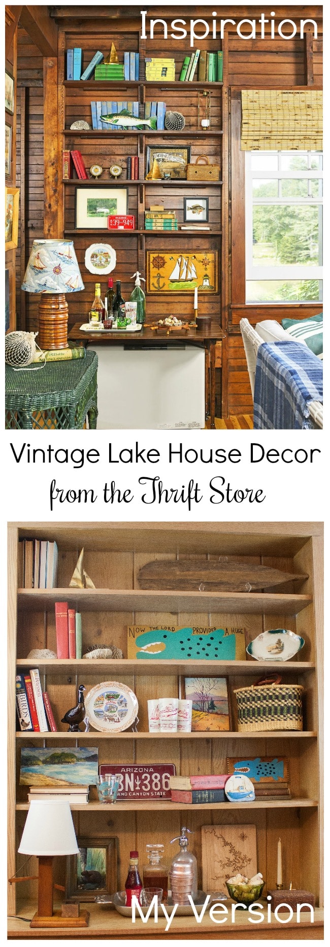 Vintage Cabin Decor for Lake House