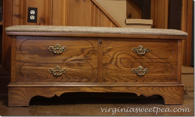 Themed Furniture Makeover Day Two Tone Lane Cedar Chest Sweet Pea