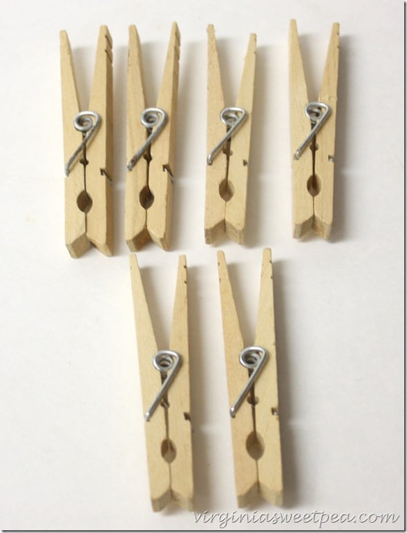 Snowflake Ornament from Clothespins - Sweet Pea