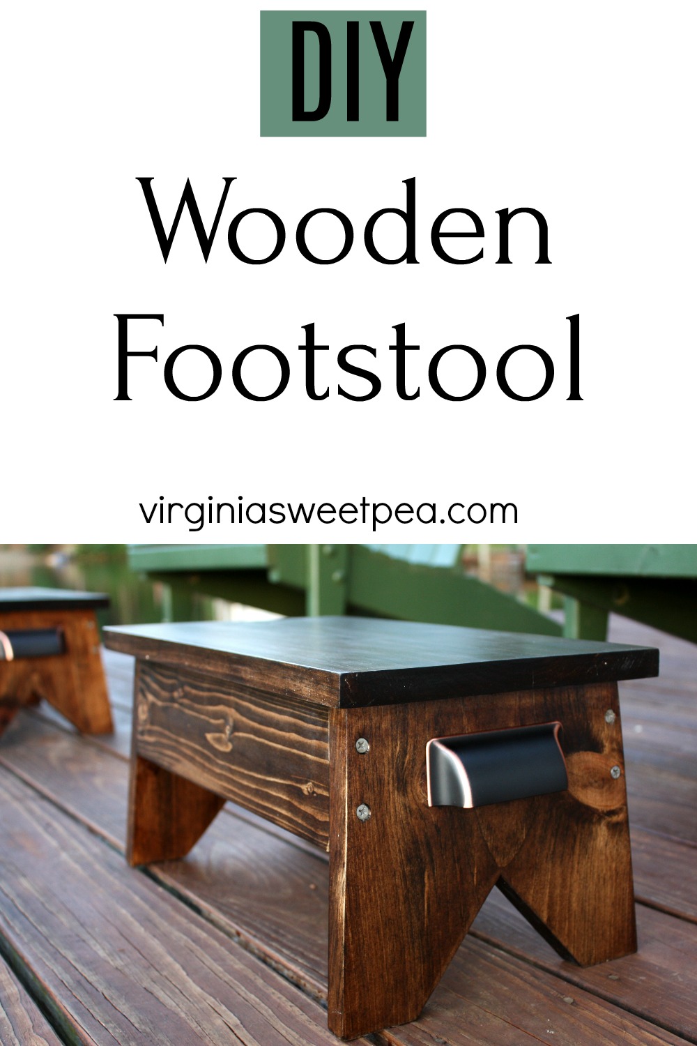 DIY Footstool - Sweet Pea