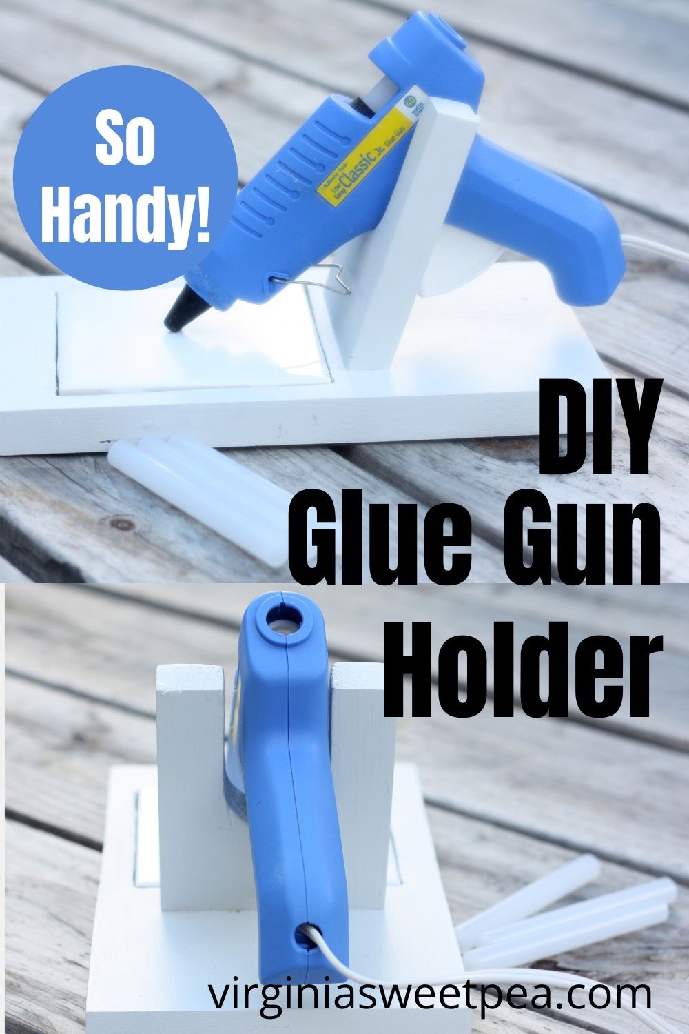 How to Make a DIY Glue Gun Holder - Sweet Pea