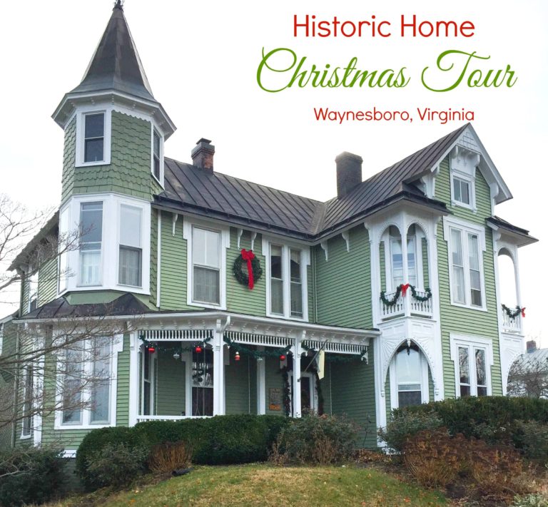 Christmas Home Tour on the Tree Streets in Wayneboro, Virginia - Sweet Pea