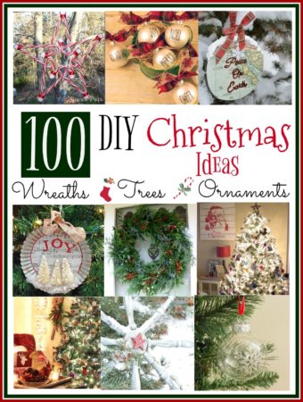 100 DIY Christmas Ideas - Trees, Wreaths and Ornaments - Sweet Pea