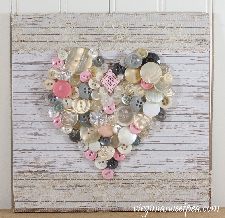 Heart Button Art DIY Tutorial - The Best Ideas for Kids