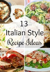 Delicious Italian Style Recipe Ideas - Sweet Pea