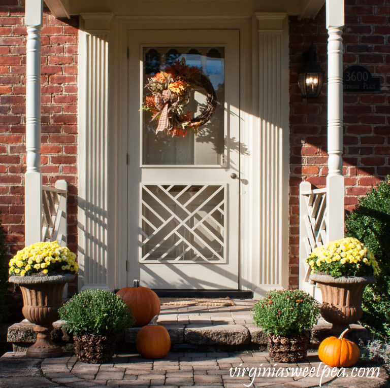 Porches Decorated for Fall - Sweet Pea