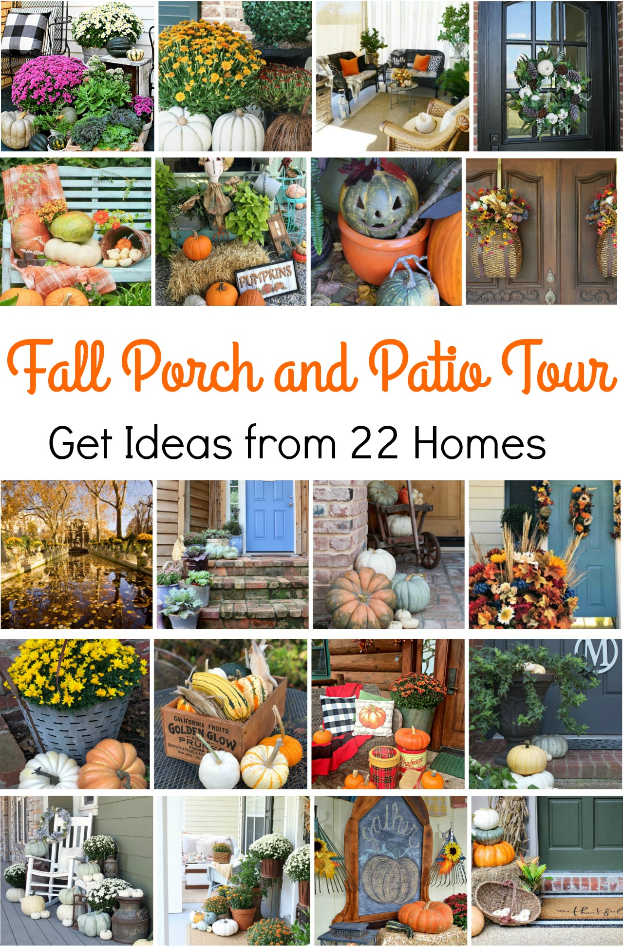 Porches Decorated for Fall - Sweet Pea