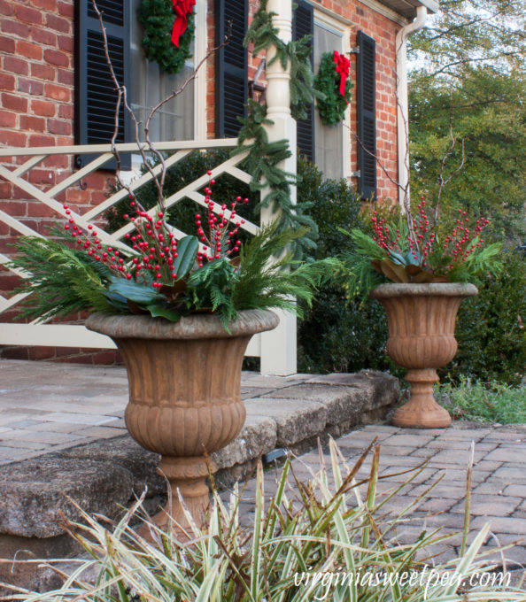 Christmas Front Porch and Holiday Door Decor - Sweet Pea