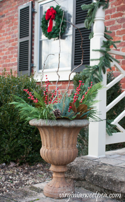 Christmas Front Porch and Holiday Door Decor - Sweet Pea