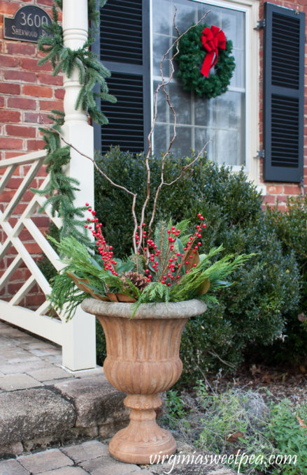 Christmas Front Porch and Holiday Door Decor - Sweet Pea