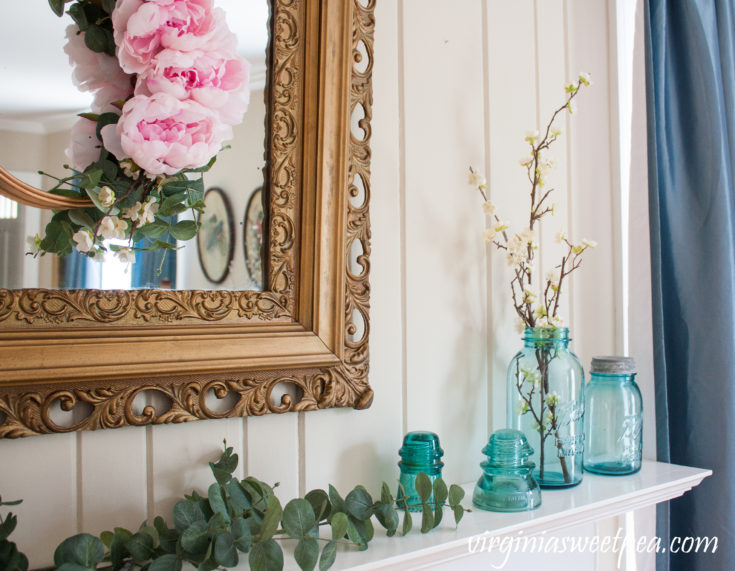 Decorating Ideas Using Vintage Bottles and Mason Jars - Sweet Pea