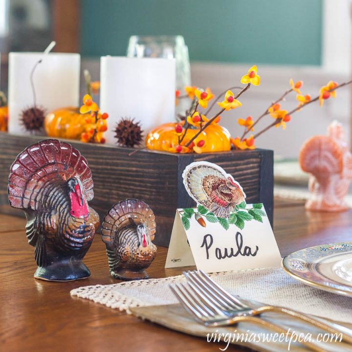 Thanksgiving Place Setting Ideas - Sweet Pea