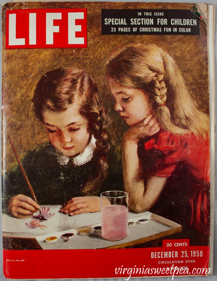 Life Magazine From December 25, 1950 - Sweet Pea