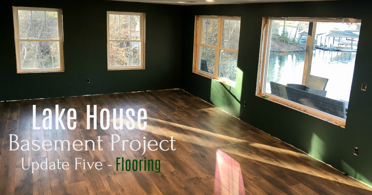 LVP Basement Flooring Makeover - Lolly Jane