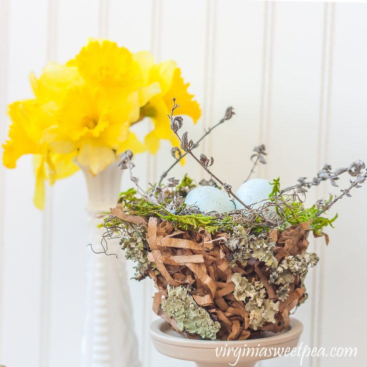 DIY Shredded Paper Nest - Sweet Pea