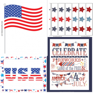 Free 4th of July Printables - Sweet Pea