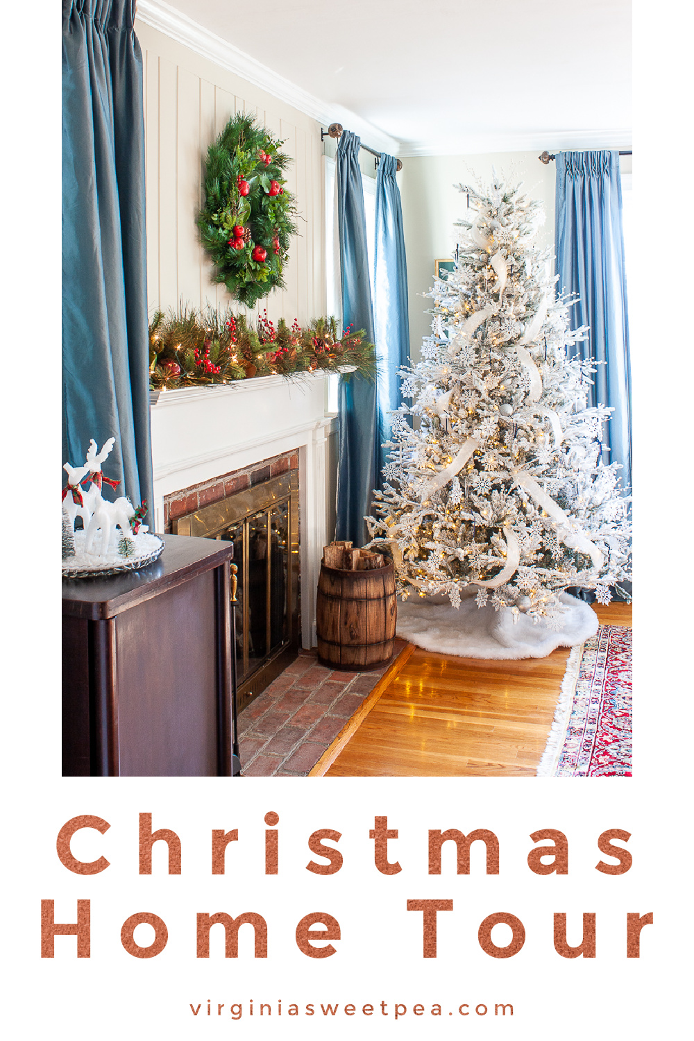 Christmas Home Tour - Living Room and Dining Room - Sweet Pea