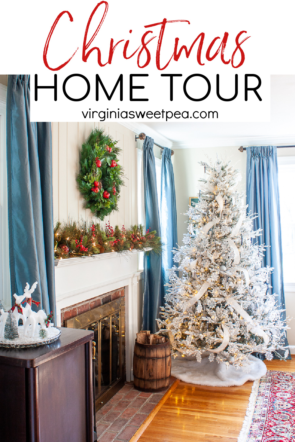 Christmas Home Tour - Living Room and Dining Room - Sweet Pea