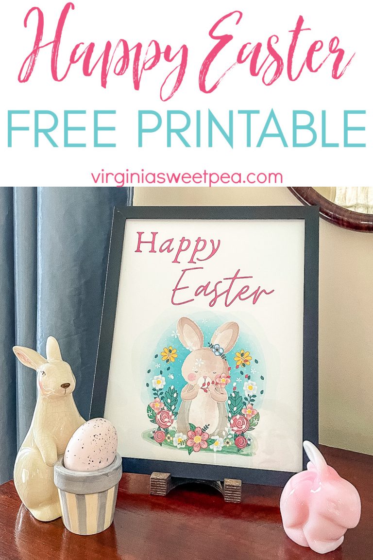 Happy Easter Free Printable - Sweet Pea