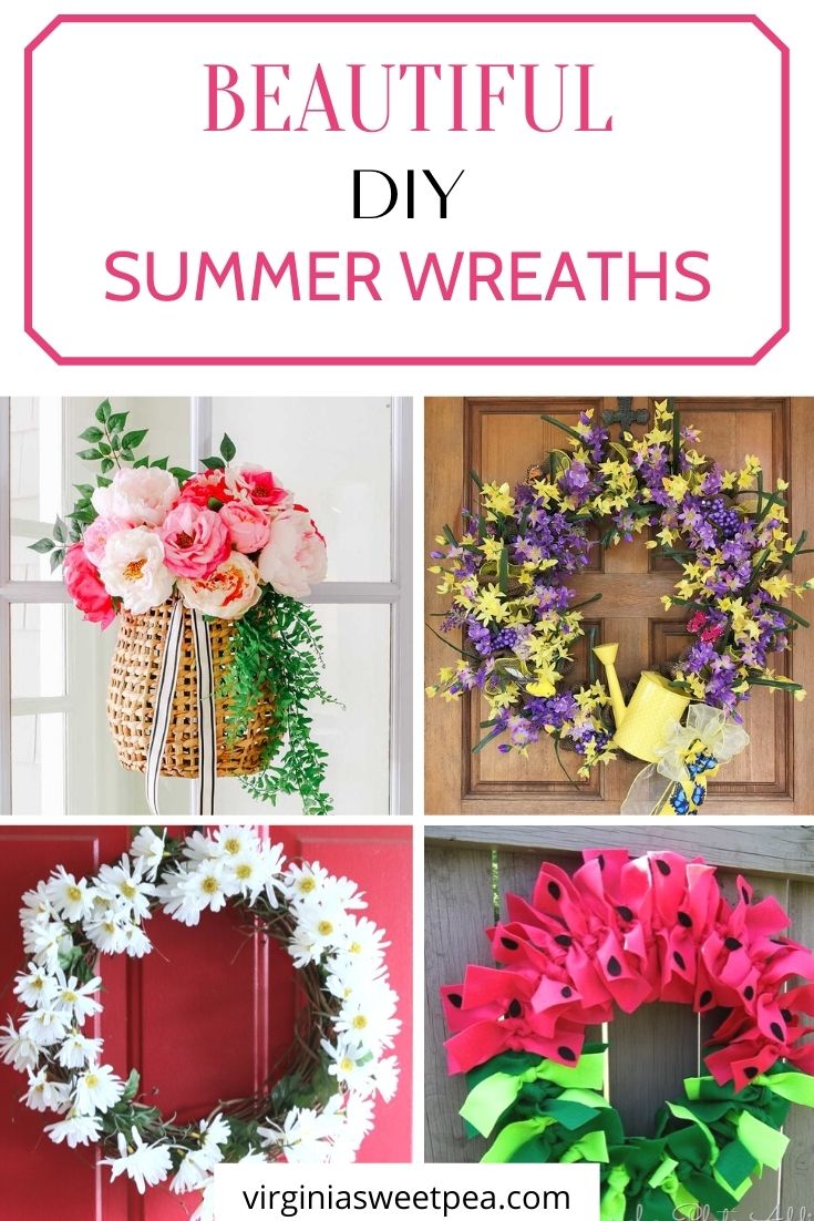 Simple (and thrifty!) DIY Floral Wreath - Artsy Chicks Rule®