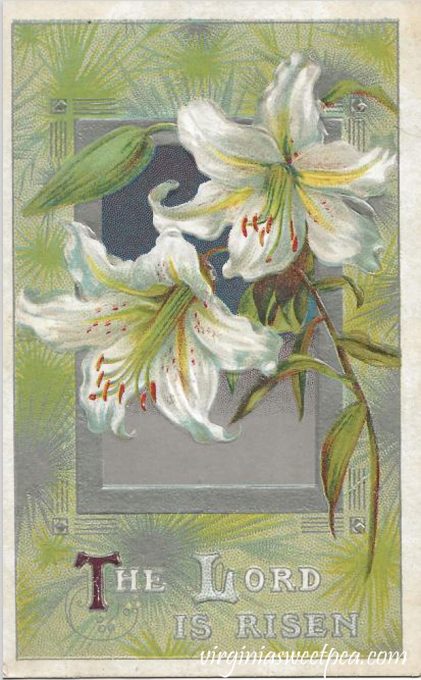 17 Antique Easter Postcards - Sweet Pea