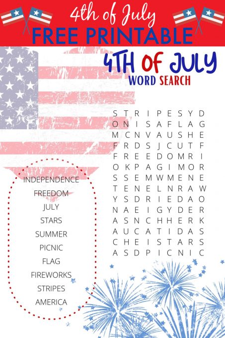 4th of july free printables sweet pea