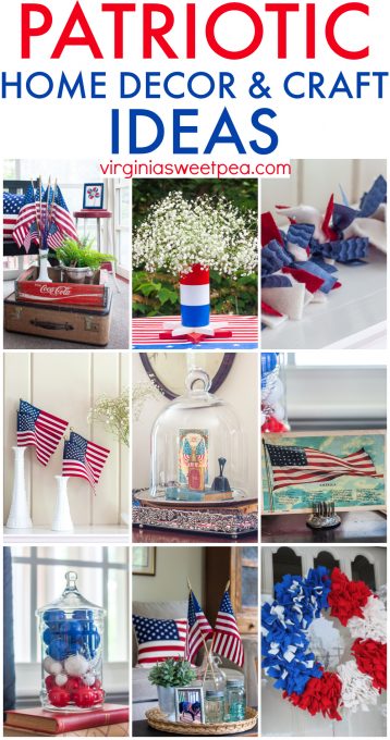 Patriotic Home Decor and Craft Ideas - Sweet Pea