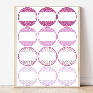 Free Printable Labels - Sweet Pea