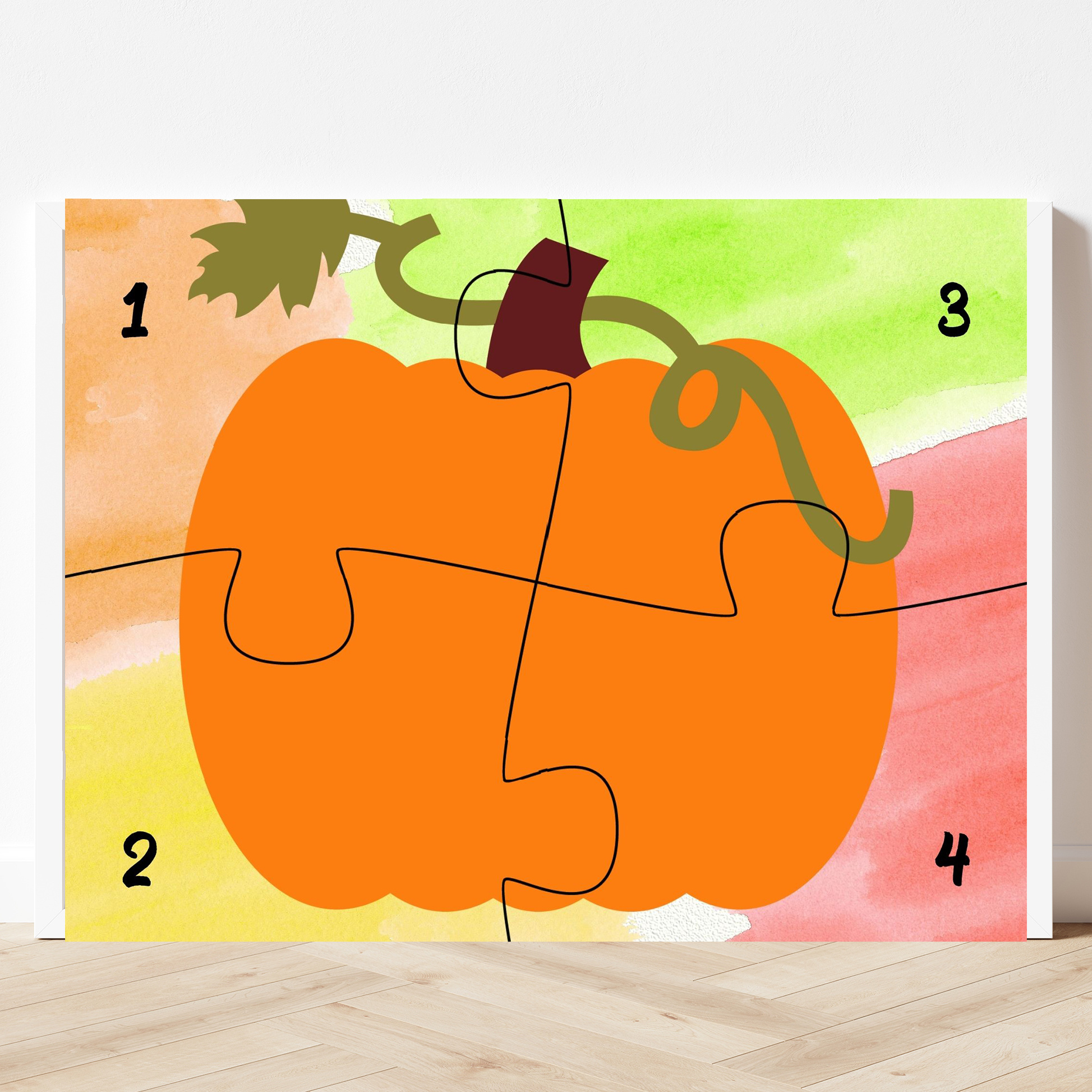 Printable Pumpkin Puzzle
