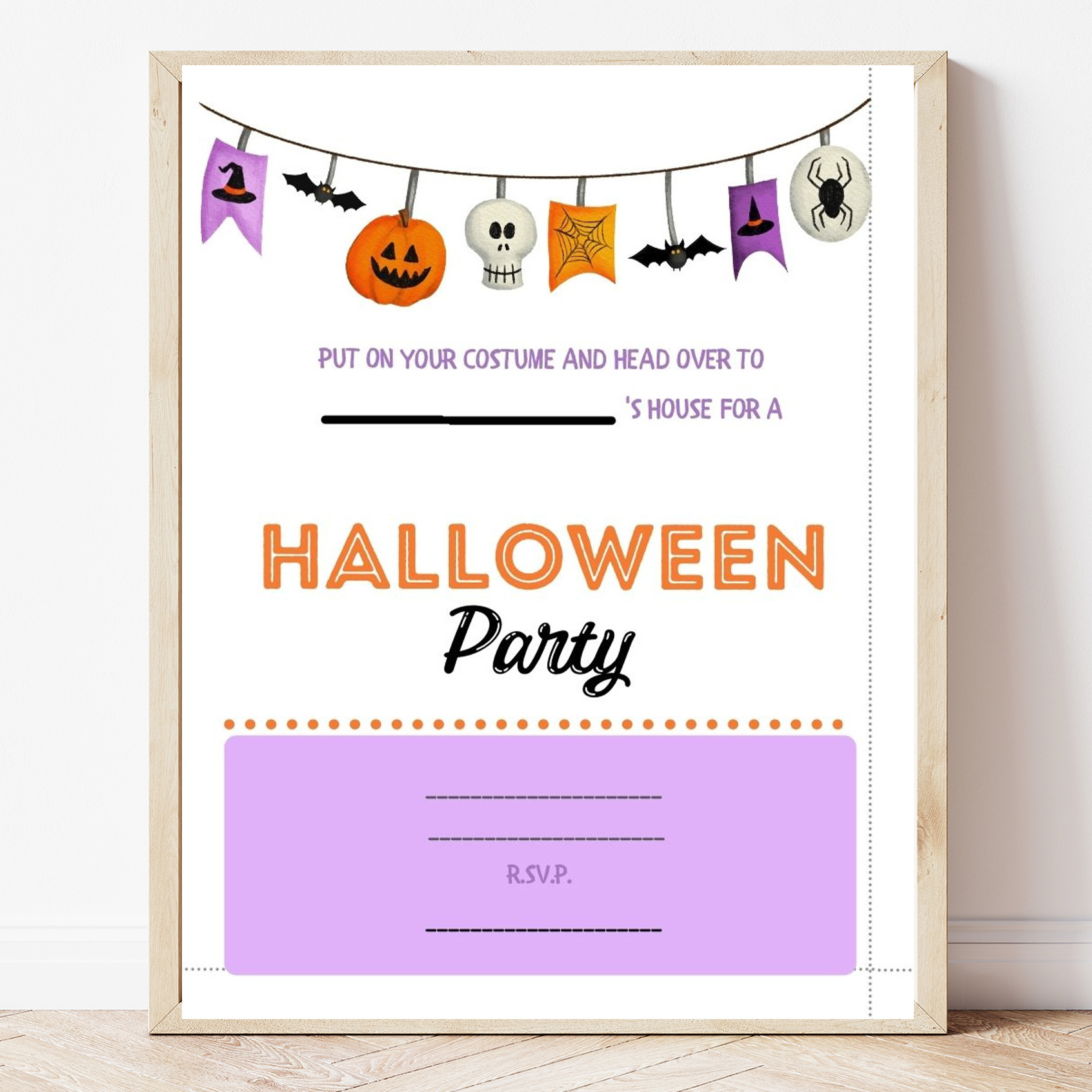 printable pumpkin invitations