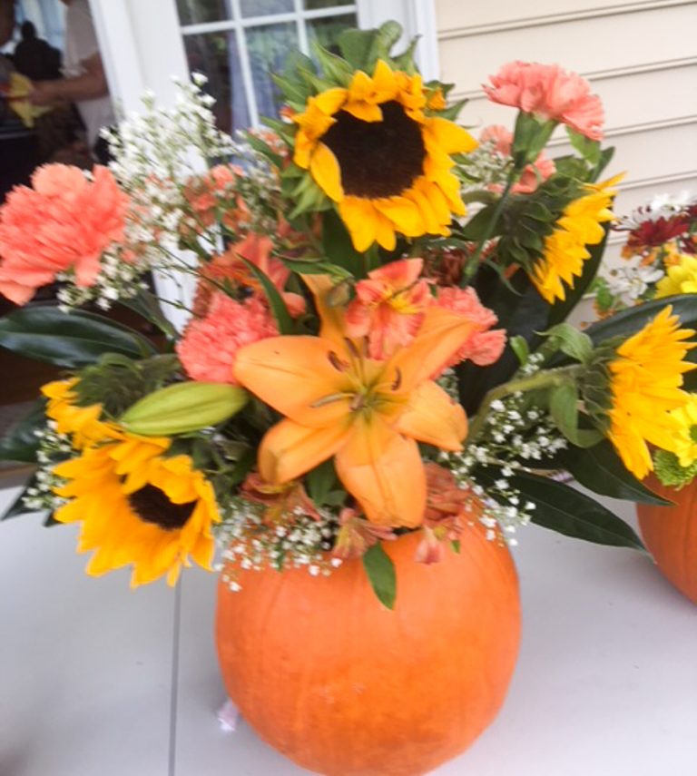 Ideas for Making Pumpkin Flower Arrangements - Sweet Pea