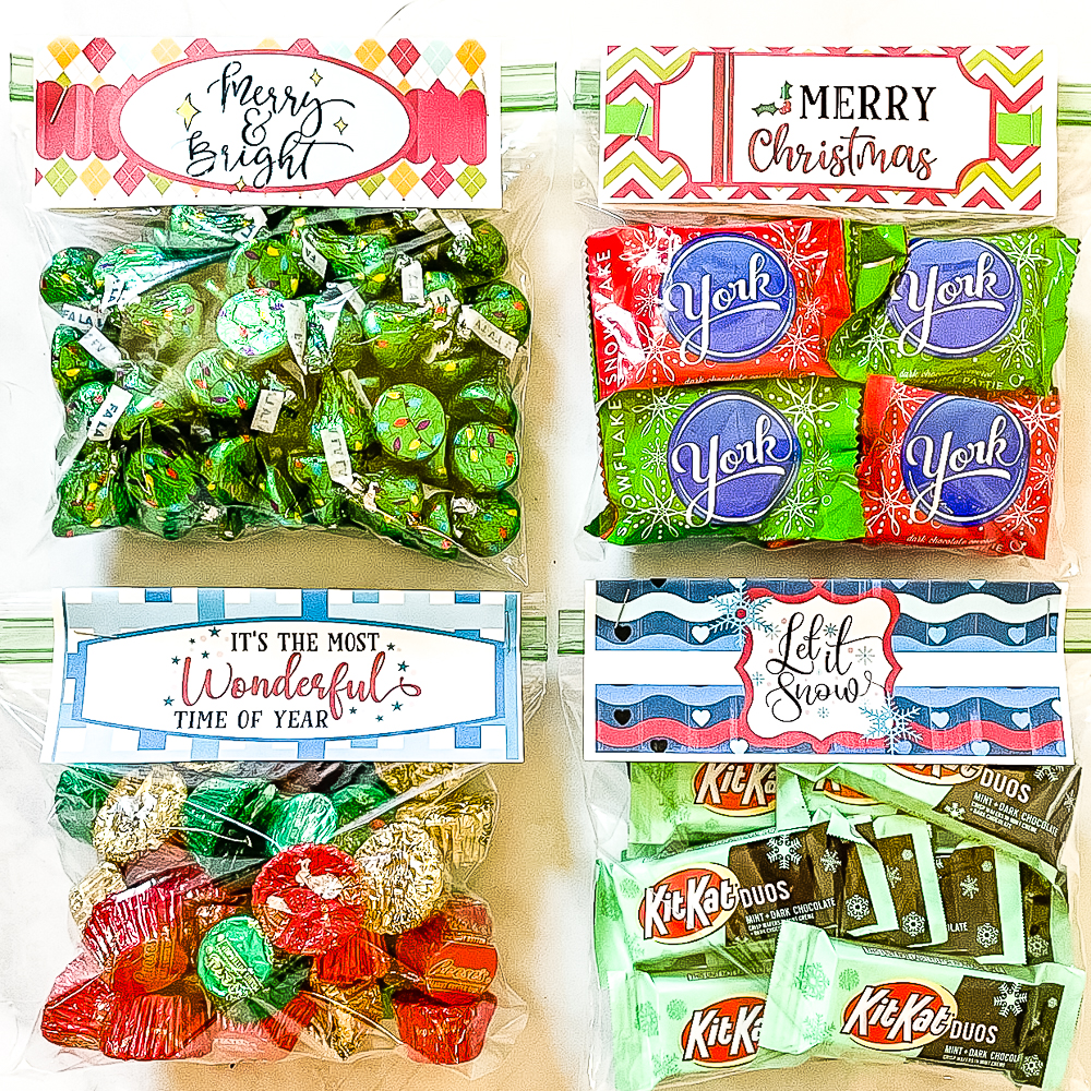 Free Printable Christmas Bag Toppers Sweet Pea