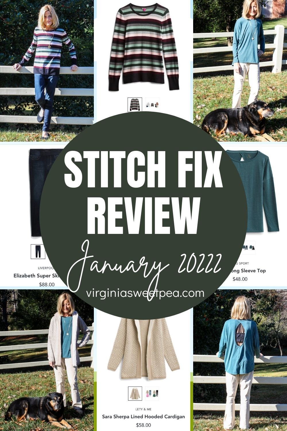 Stitch Fix Review for January 2022 - Fix #101 - Sweet Pea